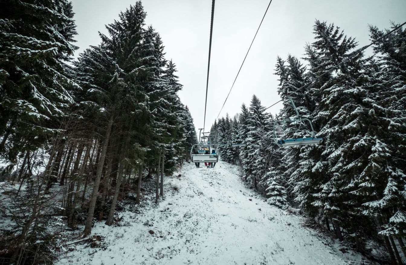 Ski slopes in Borovets, Bulgaria