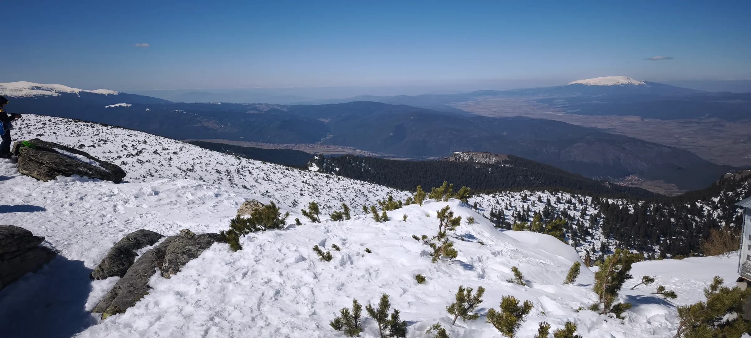 Long view down the main resort spine